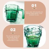 Juego de botellas de Agua de Cactus de 4 piezas Taza de Agua Vaso de Beber Vase de cactus Vase de COTEL Green Copa de champán Vaso de Agua conjunto - details 1