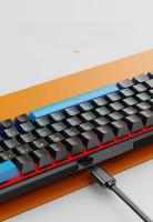 Teclado Mecánico Con Cable K68 Luz Multicolor 10 Tipos Para Juegos Y Oficina Compatible Con Windows Y Apple IOS Sistema - details 2
