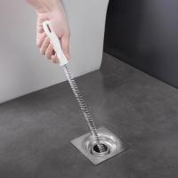 Cepillo De Drenaje Para Baño Y Cocina Herramienta De Limpieza Flexible Para Eliminar Obstrucciones En Tuberías Cepillo De Plástico Para Huecos Y Agujeros - details 4