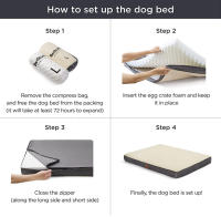 Alfombra De Mascota Grande Elástica De Esponja Lavable No Eslipiente Para Perros Y Gatos Sofá Para Mascotas Transpirable Impermeable Para Todas Las Estaciones Nido De Gato - details 4
