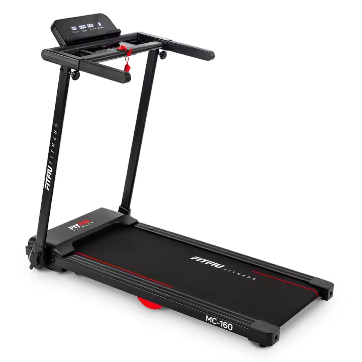 FITFIU Fitness MC-160 - Cinta de Correr 2 en 1 para Andar y Correr, Walking Pad Plegable, 12 programas, Bluetooth y Speakers, Conectividad App Kinomap, Caminadora Ultracompacta para el Hogar/ Oficina - 1