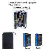 Cuerda De Saltar Ajustable Soportando Peso Para Deportes Con Roscas De Acero Para Estudiantes De Secundaria Equipo De Entrenamiento Especializado Para Cardio Training En Brazos Piernas Y Caderas Material PP+PVC+wire Longitud 2.8 M - details 9