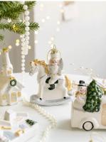 Colgante Creativo De Navidad Alienígena Plata Nordic Estilo Árbol De Navidad Decoración Colgante Regalos Para Fiesta - details 0