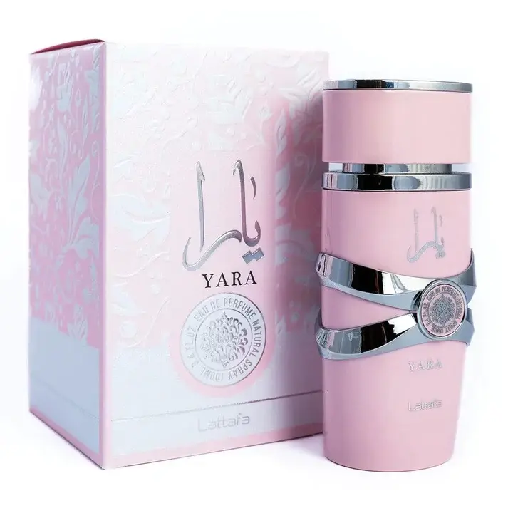 Yara Eau de Parfum para Mujer - Lattafa Fragancia dulce y atractiva para mujeres - Duradera y con una estela aromática agradable - 1