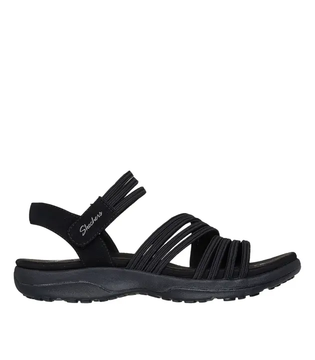Sandalias mujer Skechers Reggae Slim Coffee Run 163573 elástica en negro - 1