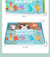 Juego De Educativos Montessori Para Niños Con Adhesivos Libro Ocupado Animal Números Juego De Puzzle De Alineación Regalo De Juguetes Educativos Para Niños - details 17