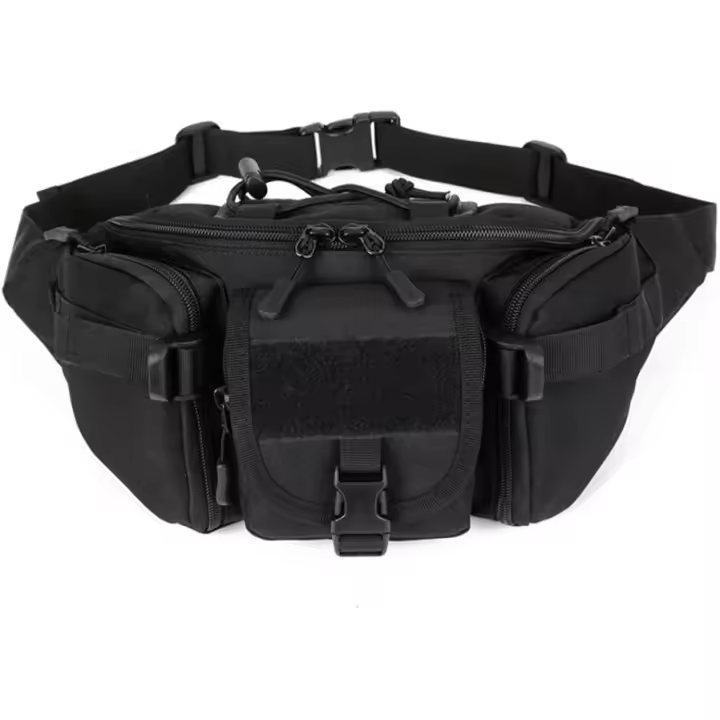 Riñonera táctica portátil para exteriores, estilo militar, ideal para ciclismo, camping, senderismo, caza y pesca. - 1