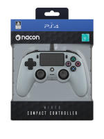 Nacon - Compact Mando con licencia Oficial Sony para PS4 y PC, Gaming Controller con Cable - Gris - details 0