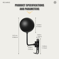 Soporte De Pared Para Casco De Motocicleta Y Bicicleta 180° Gancho Para Ropa Chaqueta Gorra Bolso Gorro Y Llaves Estante De Exhibición - details 3