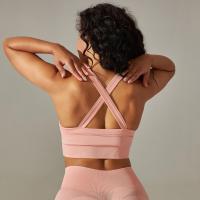 Sujetador de Yoga sin costura para Mujer, Top short Deportivo with neumáticos anchos y espalda Cruzada, Chaleco Deportivo para Gimnasio, Top Liso para entrenamiento y Correr - details 13