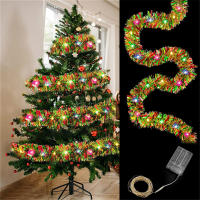 Guirnalda De Navidad Dingion De 16 Pies Con LED Y Metálico Brillante Decoraciones Colgantes Para Fiesta De Navidad Interior - details 5
