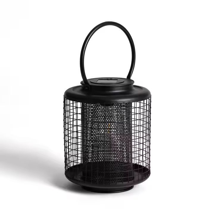 Ledkia Lámpara de Mesa Solar Exterior LED Junín Negro - 1