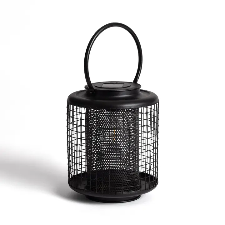 Ledkia Lámpara de Mesa Solar Exterior LED Junín Negro - 1
