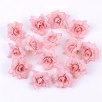 10/20Pcs Flores Artificiales De Seda Rosa 4CM Para Decoración De Hogar Bodas DIY Guirnalda De Navidad Accesorios De Regalo - details 24