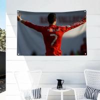 Bandera De Cristiano Ronaldo CR7 1PC Banderas Y Banderas De Polyester Para Exterior Decoración De Habitaciones Estilo Aesthetic Con Cuatro Agujeros - details 9