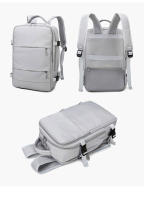 Mochila De Viaje Para Mujer Impermeable Con USB Capacidad Para Laptop Bolsa De Zapatillas Con Correa De Equipaje XA337C - details 16