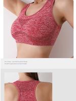Soutien-gorge Push up Respirable Para Mujeres Deporte Running Yoga Fitness Transpirable Y Elástico Underwear Deportivo - details 11