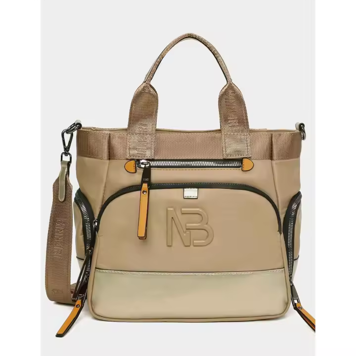 BINNARI Bolso Bandolera BINNARI Mujer Camel / Cava  (Mod: 20482) - 1