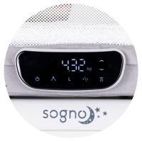 CHIPOLINO Mini cuna 2 en 1 SOGNO con peso digital, Bluetooth y control remoto de Chipolino - details 0