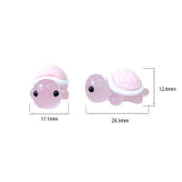 10Pcs Figuras De Tortugas Miniatura Luminosas Para Decoración De Hogar Y Jardín Accesorios De Paisaje Micro Regalos De Artesanía - details 6
