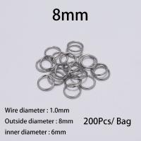 Anillos De Salto Abiertos De Acero Inoxidable 100-200pcs 3-15mm Para Fabricación De Joyas DIY Accesorios De Conexión - details 17