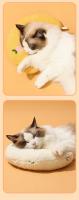 Almohada Invierno Para Perros Y Gatos Protector De Cuello Soporte Cabeza U-Shaped Para Dormir Profundo Almohada Para Pupusas Y Gatitos Material De Peluche - details 5