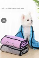 Toalla De Peluche Suave Para Mascotas Absorbente Fibra Secado Rápido Ropa De Baño Para Gato Accesorios Para Perro 2024 Nuevo - details 5
