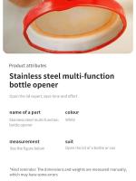 Herramienta De Apertura De Botellas Y Latas Ajustable Portátil Abrevidrios Para Cocina Herramienta De Apertura De Botellas De Vidrio Y Latas - details 5