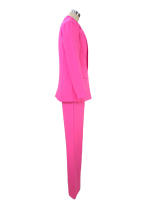 BAMBOOBOY Sastre Elegante Conjunto De Blazer Y Pantalones De Manga Larga Para Mujer Primavera Otoño Clásico OL Street Outfit - details 17