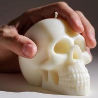 Molde De Silicona 3D De Cráneo Para Velas Y Jabón DIY Herramienta De Cera Epoxy Para Decoración De Halloween Regalos Para El Hogar - details 0