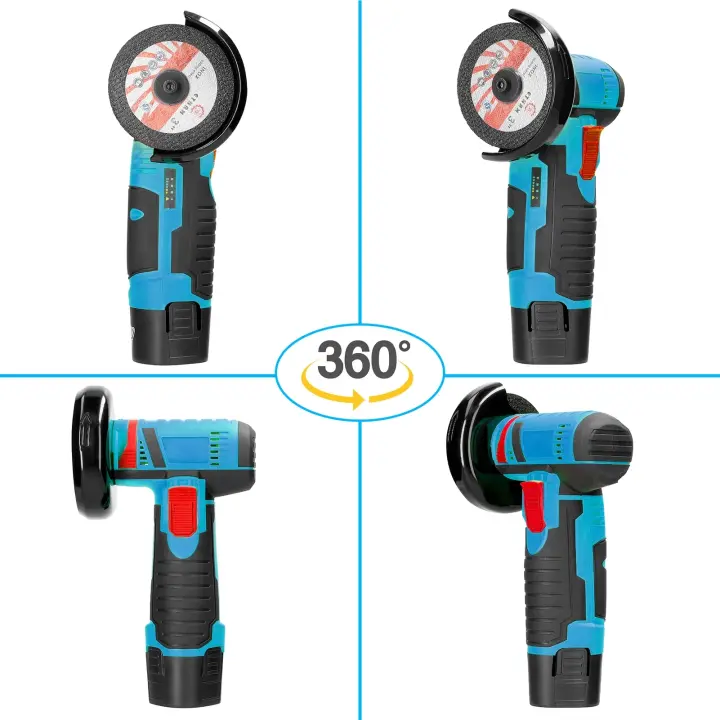 Mini Amoladora De Ángulo 12V Recargable 19500RPM Herramienta De Grabado Portátil Para Trabajos DIY En El Hogar - 1