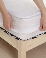 Sábana Bajera Ajustable , Blanco 100% Algodón Calidad UE Cama de 90 cm - details 2