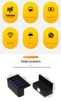 Lámpara Solar LED Exterior 2024 Impermeable Para Pared Ilumina Arriba Y Abajo Decoración De Jardín Hogar Navidad Fuente De Energía Solar ABS IP65 - details 21