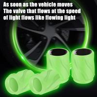 4pcs Tapones De Válvula Luminosos Para Neumáticos De Coche Universal Para Motocicleta Y Bicicleta Accesorios Decorativos Para Ruedas - details 9
