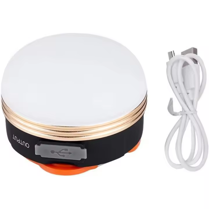 3 modos de iluminación LED Luz de camping recargable ahorro de energía, luz LED impermeable de la tienda, lámpara al aire libre de alto brillo para camping tienda accesorio de viaje - 1