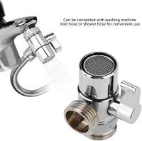 Válvula de grifo de fregadero de cocina y baño con aire acondicionado y adaptador ROSCADO MACHO para conexión de manguera de 1/2 "para desplazamiento de agua - details 1