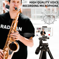 Receptor Transmisor De Microfono Inalámbrico UHF 2.4G Para Saxofón Trompeta Bajo Flute Instrumentos Música Wireless - details 7