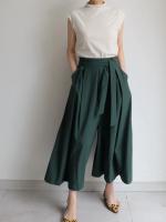 Falda Midi A-Line Elegante De Cintura Alta Para Mujer REALEFT Con Bolsillos Estilo Coreano Casual Suelta Y Solidaria Con Cinturón - details 8