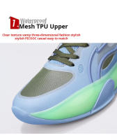 Zapatillas De Baloncesto Para Hombres Cómodas Transpirables Con Colchón Antideslizante Nueva Moda Deportiva Al Aire Libre Zapatillas De Correr - details 4