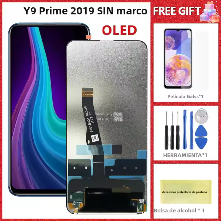 Pantalla LCD De 6.59" Para Huawei Y9 Prime 2019 Pantalla Táctil Digital Reemplazo Para STK-L21 STK-L22 STK-LX3 Capacidad De Toque Capacitivo Material TFT - 1