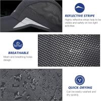 2 Packs Gorra de Béisbol Transpirable para Hombre, Protección Solar de Secado Rápido, Malla Plegable Lavable, Ligera Sombrero de Verano al Aire Libre con Hebilla Ajustable - details 1