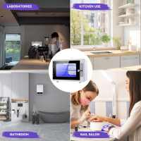 Esterilizador de uñas con luz UV, caja limpiadora de uñas, armario de desinfección, herramientas de manicura, desinfectante ultravioleta para Spa, estudio de belleza, 12L - details 5