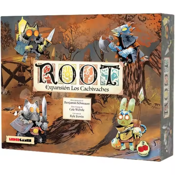 2Tomatoes Games Root - Expansión Los Cachivaches | Juego de Mesa con Tablero Cooperativo | Idioma: Español | de 1-6 Jugadores | Temática: Animales Fantasía - 1