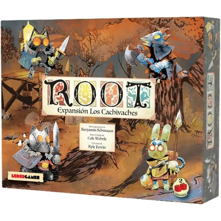 2Tomatoes Games Root - Expansión Los Cachivaches | Juego de Mesa con Tablero Cooperativo | Idioma: Español | de 1-6 Jugadores | Temática: Animales Fantasía - 1