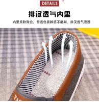 Zapatos Para Hombre Talla Grande Loafers Casuales Cómodos Zapatillas Slip on Zapatos Ligeros Vintage Planos De Algodón round Toe Antideslizantes Resistentes Al Agua - details 6