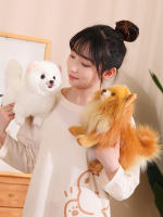 Nueva Premium Peluche Lindo Pomeranian Perro Juguetes Real Vida Muñeco De Peluche Suave Mascota Para Niñas Niños Regalo Encantador - details 9