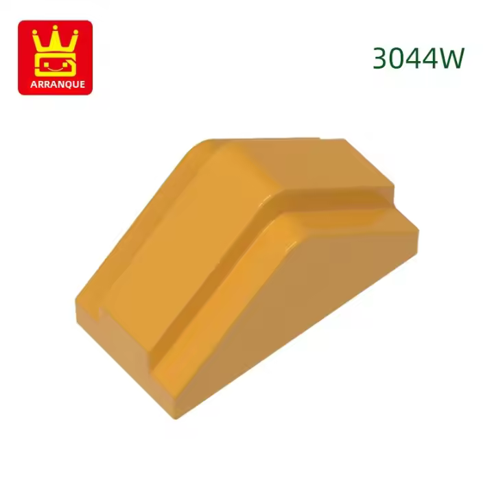 Bloques De Construcción Compatible Con Legos Wange233Pcs/lot3044W CornerTop 2 Agujeros Inclclinado 45 2x1 Accesorios De Color Para MOC - 1