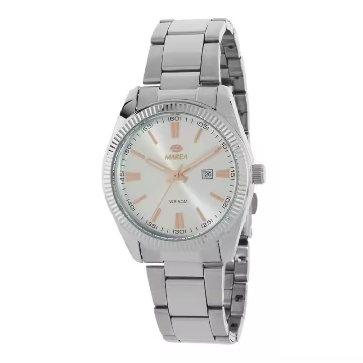 Reloj Marea Mujer B41377/1 - Mov. Japonés, 34mm, Metal, Plateado - 1