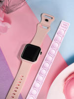 Reloj Inteligente Para Niños 2PCS Pulsera Deportiva Estilo Simple Y Moda Pantalla Táctil Regalo Para Chicos Y Chicas - details 15