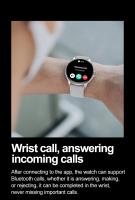 1.43” AMOLED screen, Bluetooth calling, rest screen always on, functional watch, voice control, customize dial, check weather, play music, heart rate view, health view, blood oxygen view, heart rate view - details 7